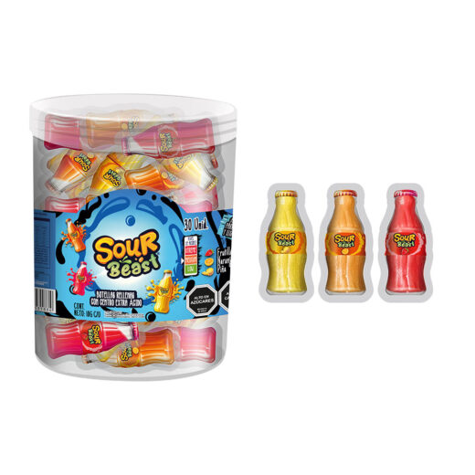 Sour Beast Botellas Gomitas