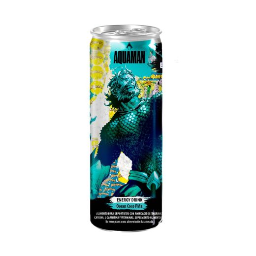 Latas DC Energéticas Aquaman